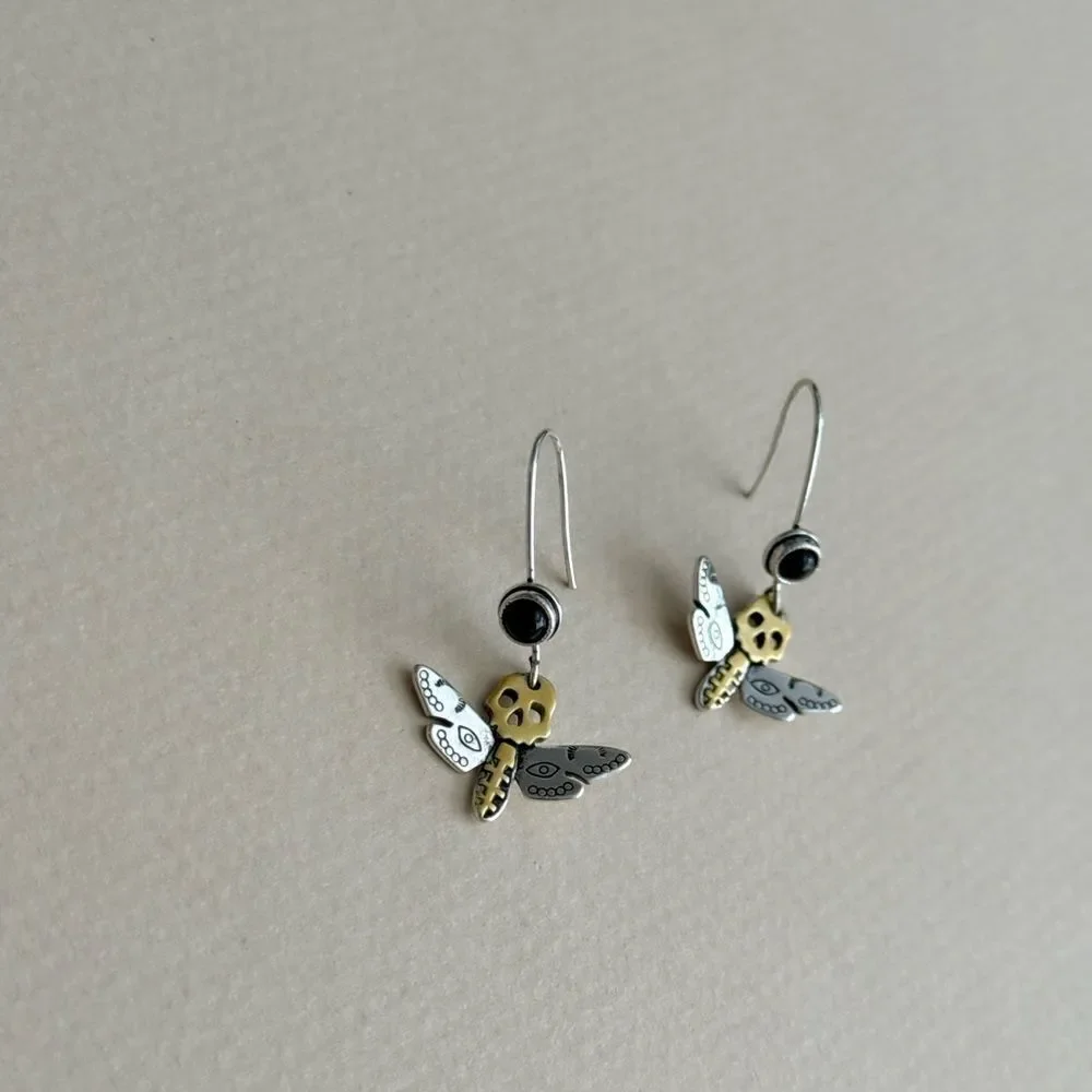 Skull Drop Earrings #2432